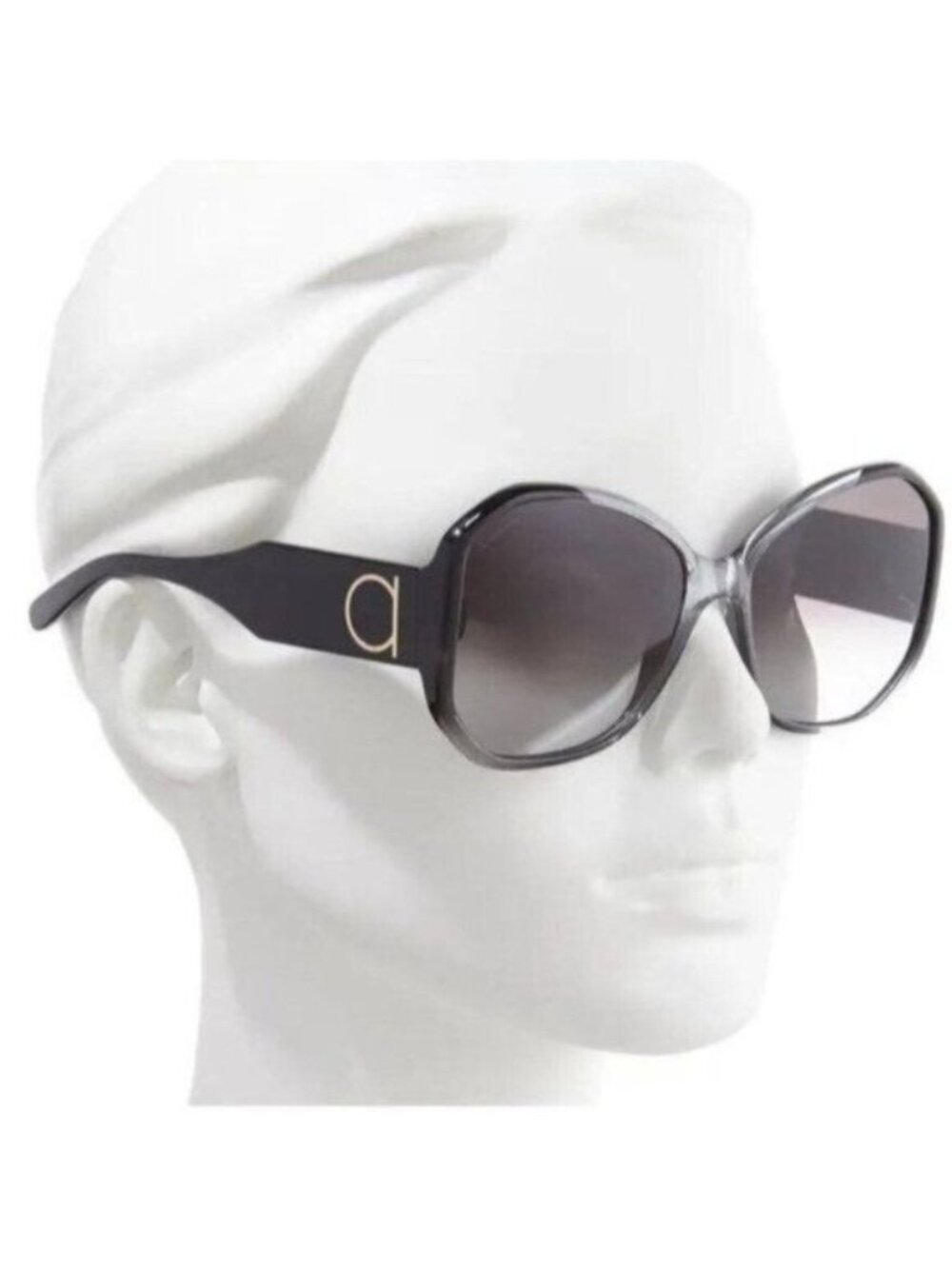 Salvatore Ferragamo Sunglasses Oversized Black Gradient Designer  SF943SL - Picture 12 of 13